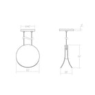 Sonneman - Disques Malibu LED Suspension - 1765.03 | Montreal Luminaire & Quincaillerie