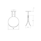 Sonneman - Malibu Discs LED Pendant - 1766.03 | Montreal Lighting & Hardware