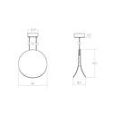 Sonneman - Disques Malibu LED Suspension - 1767.03 | Montreal Luminaire & Quincaillerie