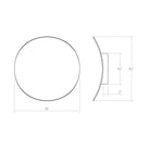 Sonneman - Malibu Discs LED Wall Sconce - 1760.03 | Montreal Lighting & Hardware