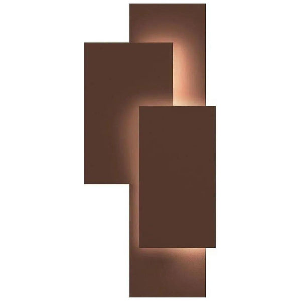 Offset Panels LED Wall Sconce
