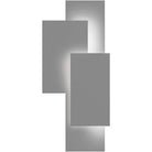 Sonneman - Offset Panels LED Wall Sconce - 7110.74-WL | Montreal Lighting & Hardware