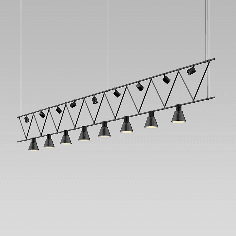 Sonneman - Suspenders Eight Light Pendant - SLS1142 | Montreal Lighting & Hardware