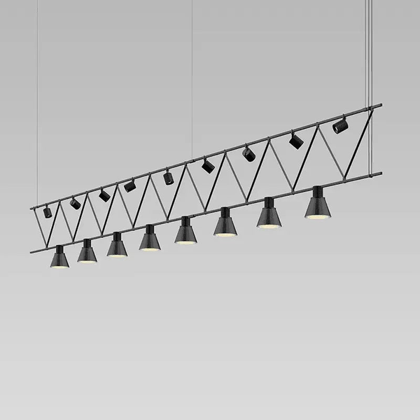 Suspenders Eight Light Pendant