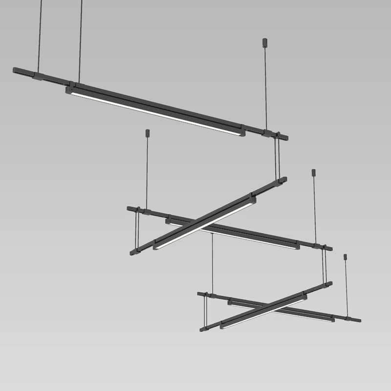 Sonneman - Suspenders Five Light Pendant - S1K36K-JR1806XX-LB24 | Montreal Lighting & Hardware