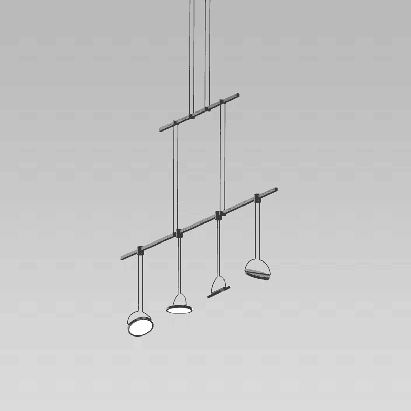Sonneman - Suspenders Four Light Pendant - SLS1155 | Montreal Lighting & Hardware