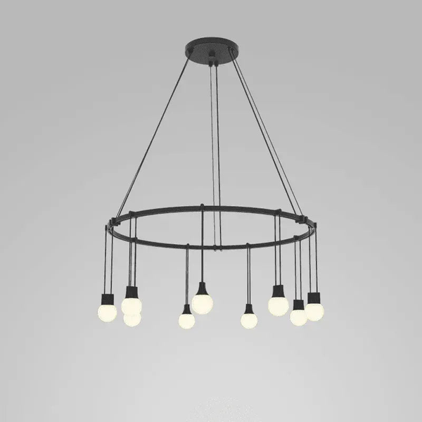 Suspenders Nine Light Pendant