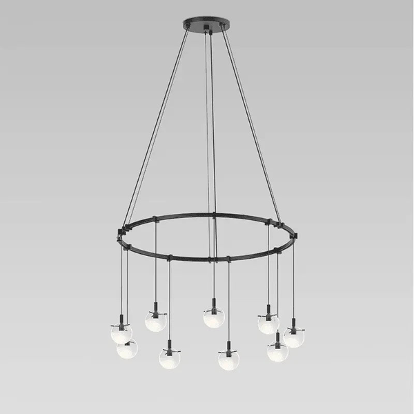 Suspenders Nine Light Pendant