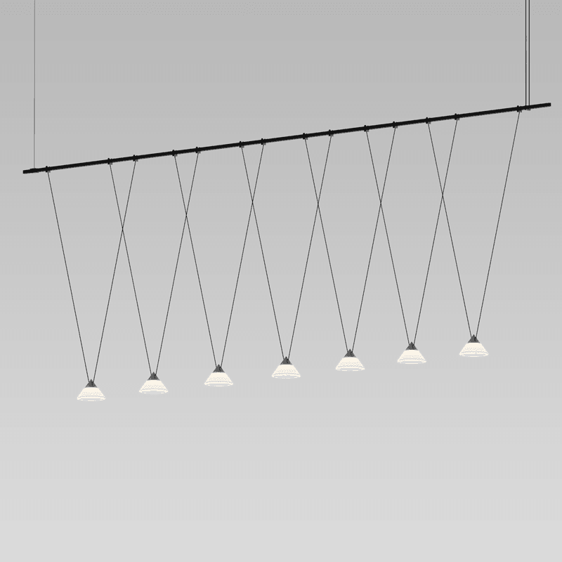 Sonneman - Suspenders Seven Light Pendant - SLS1167 | Montreal Lighting & Hardware