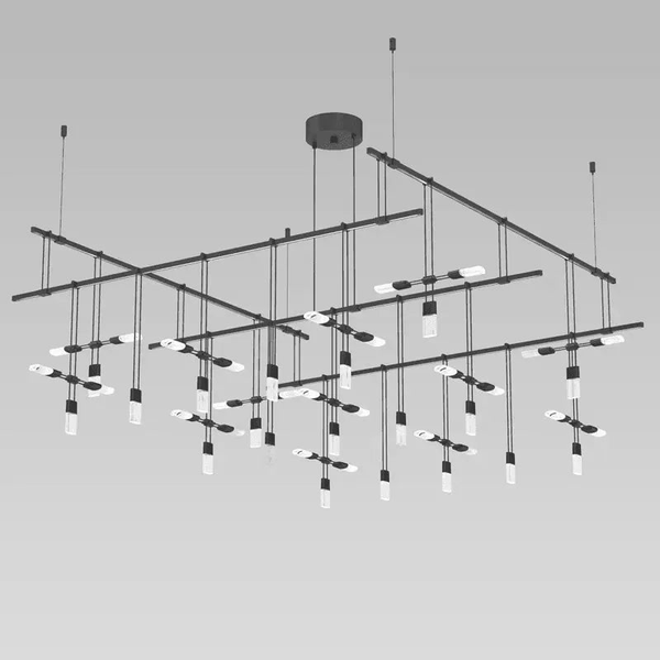 Suspenders Six Light Pendant