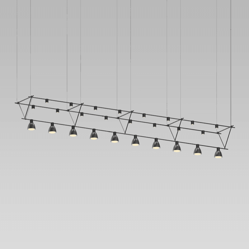Sonneman - Suspenders Ten Light Pendant - SLS1144 | Montreal Lighting & Hardware