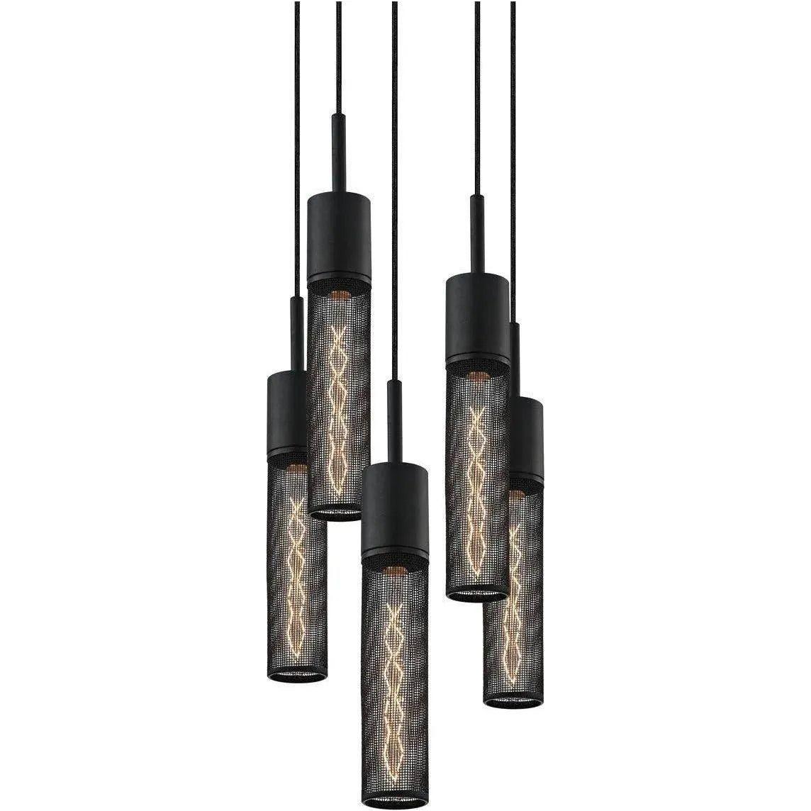 Sonneman - Urban Edge Five Light Pendant - 4941.97-5 | Montreal Lighting & Hardware