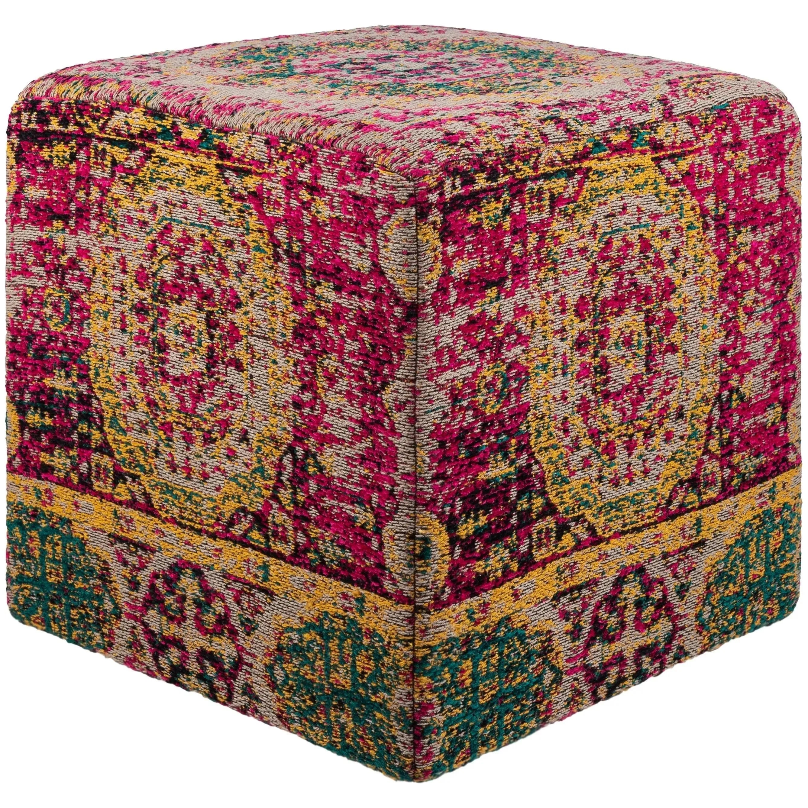 Surya - Amsterdam Ottoman - AMPF004-181818 | Montreal Lighting & Hardware
