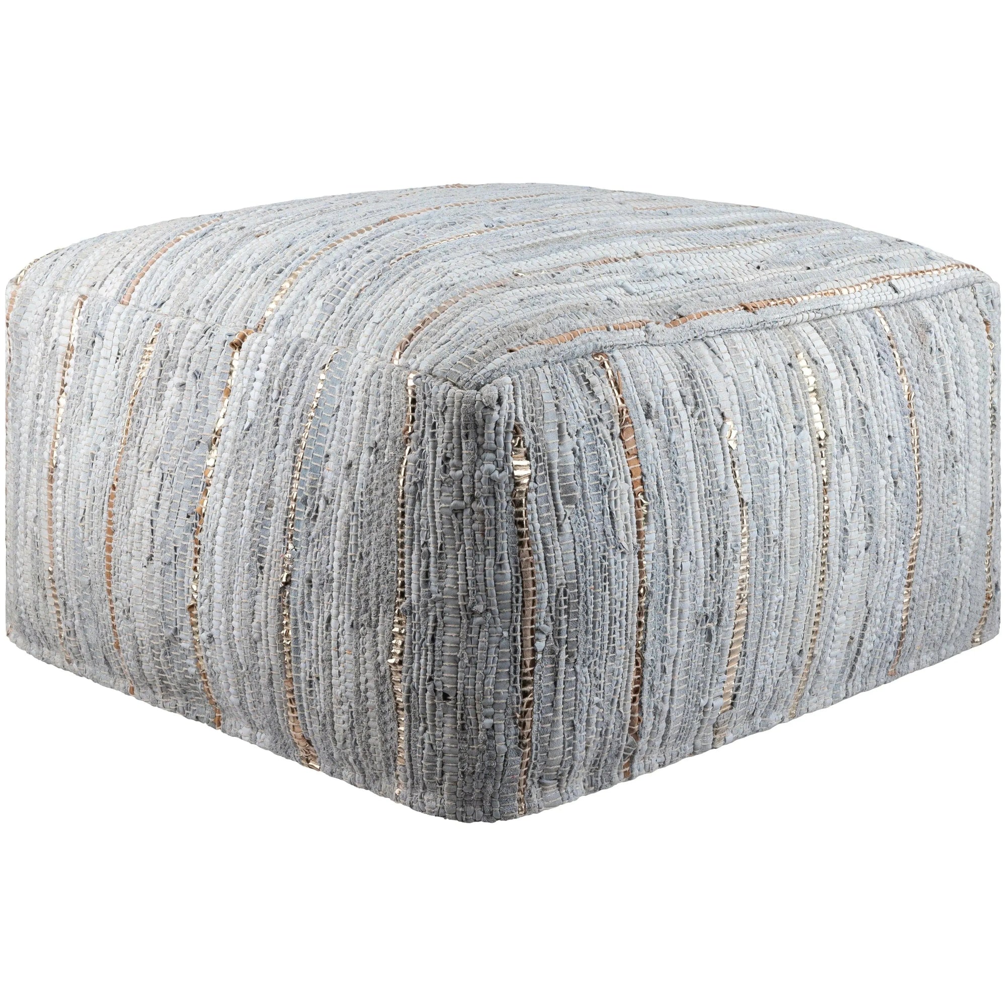 Surya - Anthracite Pouf - ATPF-001 | Montreal Lighting & Hardware