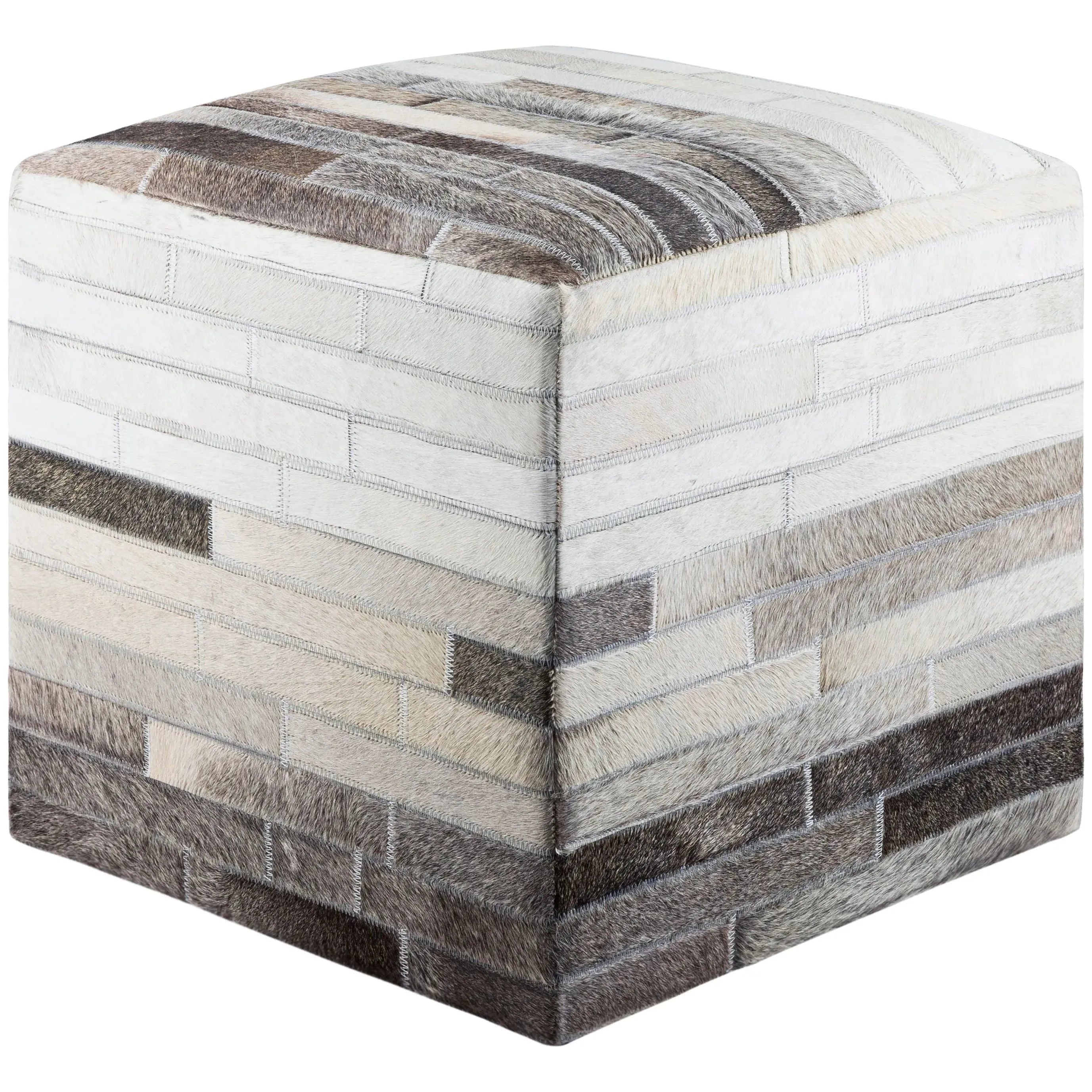 Surya - Appalachian Ottoman - POUF-243 | Montreal Lighting & Hardware