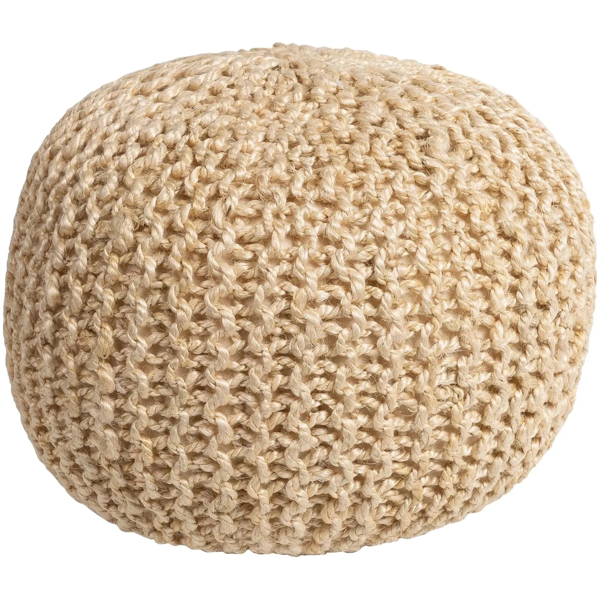 Surya - Bermuda Pouf - BRPF004-202014 | Montreal Lighting & Hardware