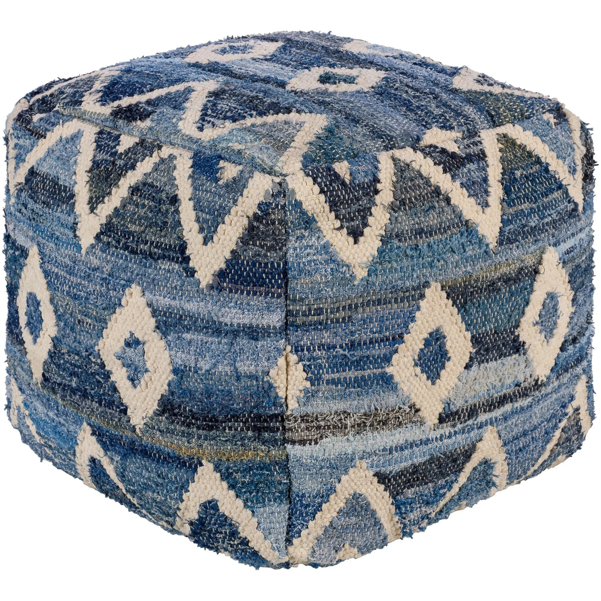 Surya - Comporta Pouf - CMPF001-171717 | Montreal Lighting & Hardware