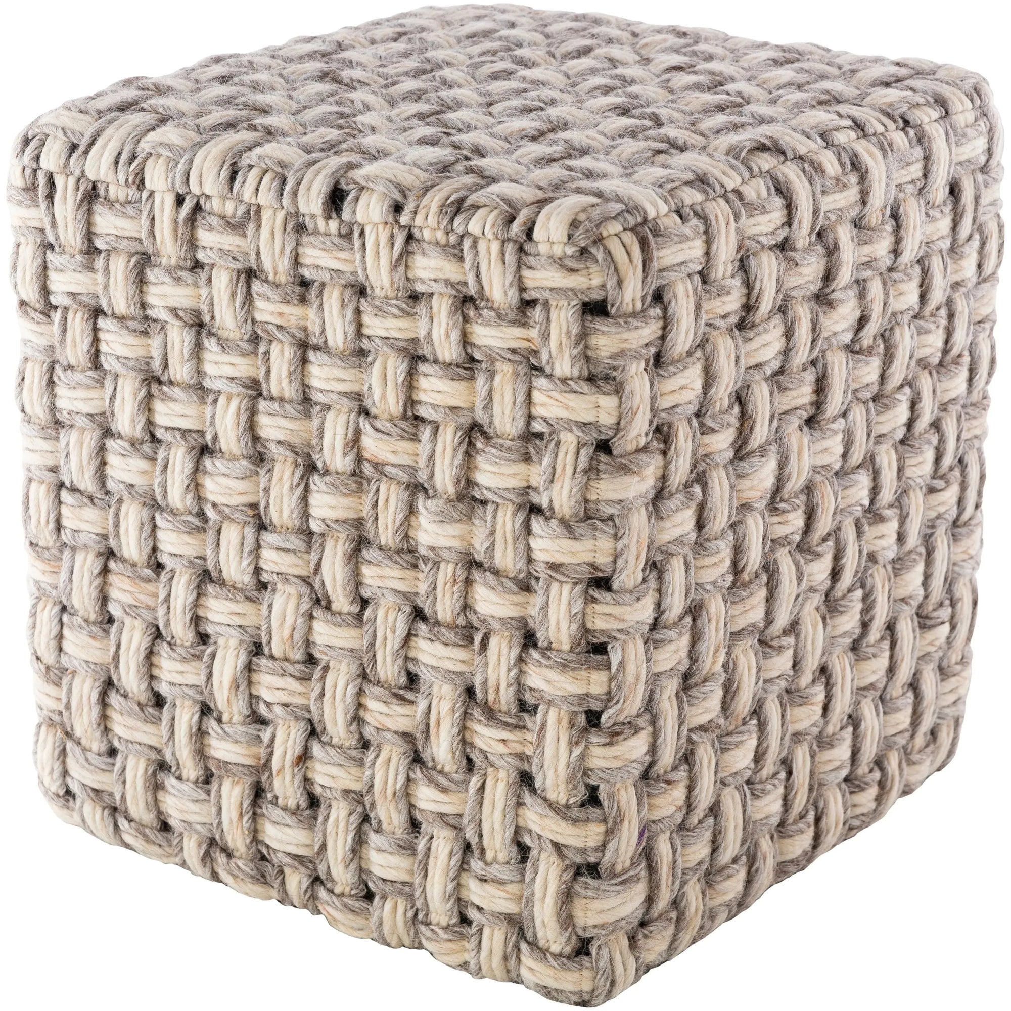 Surya - Cordoba Pouf - CDPF001-181818 | Montreal Lighting & Hardware