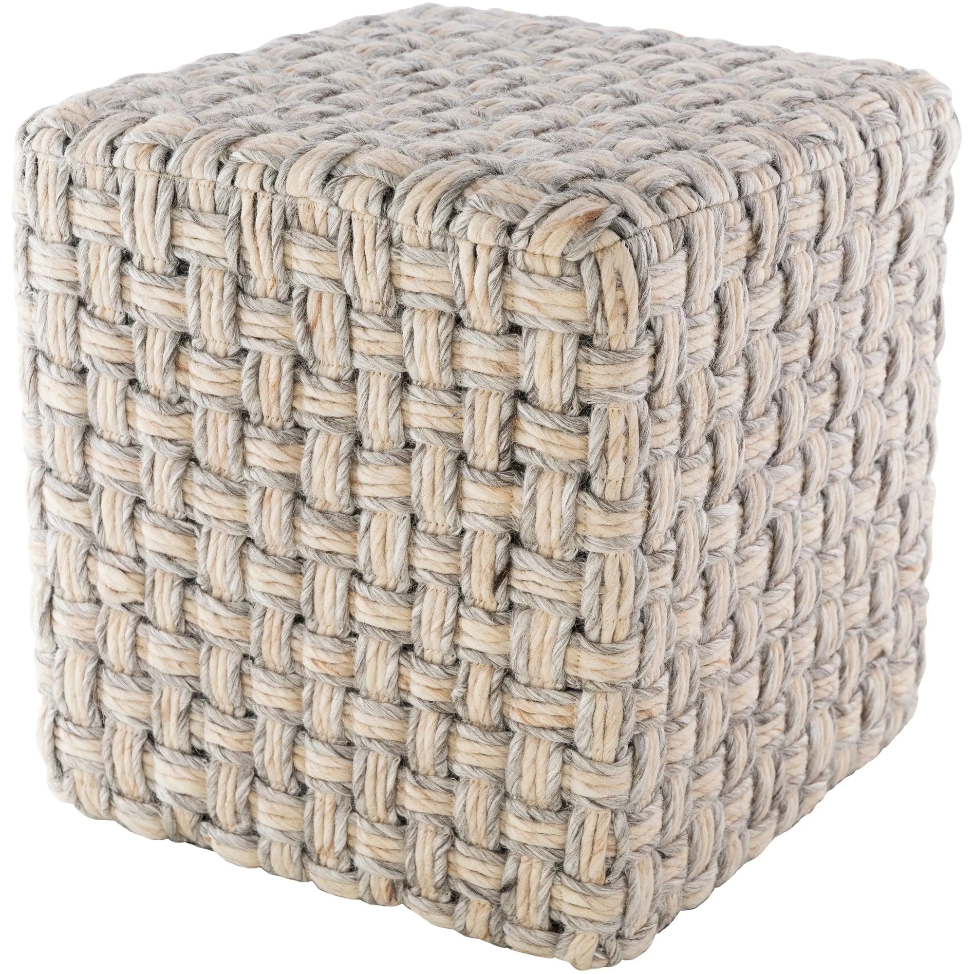 Surya - Cordoba Pouf - CDPF001-181818 | Montreal Lighting & Hardware