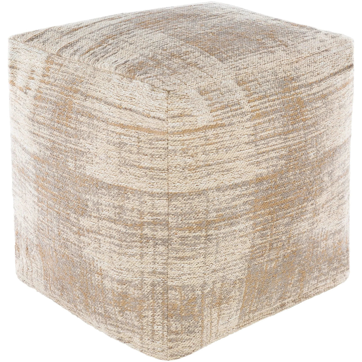 Surya - Dalen Pouf - DAPF001-181818 | Montreal Lighting & Hardware