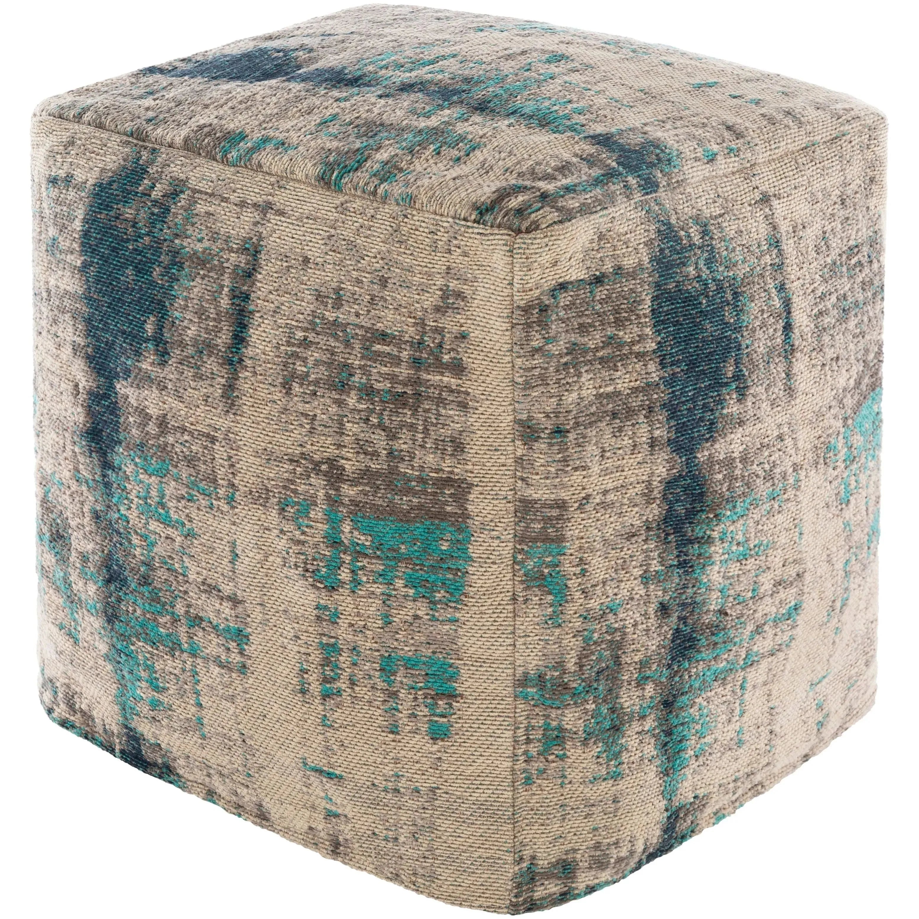 Surya - Dalen Pouf - DAPF003-181818 | Montreal Lighting & Hardware