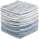 Surya - Denim Pouf - DNPF001-161616 | Montreal Lighting & Hardware