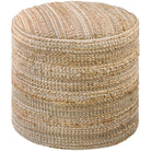 Surya - Denpasar Pouf - DPPF001-181818 | Montreal Lighting & Hardware