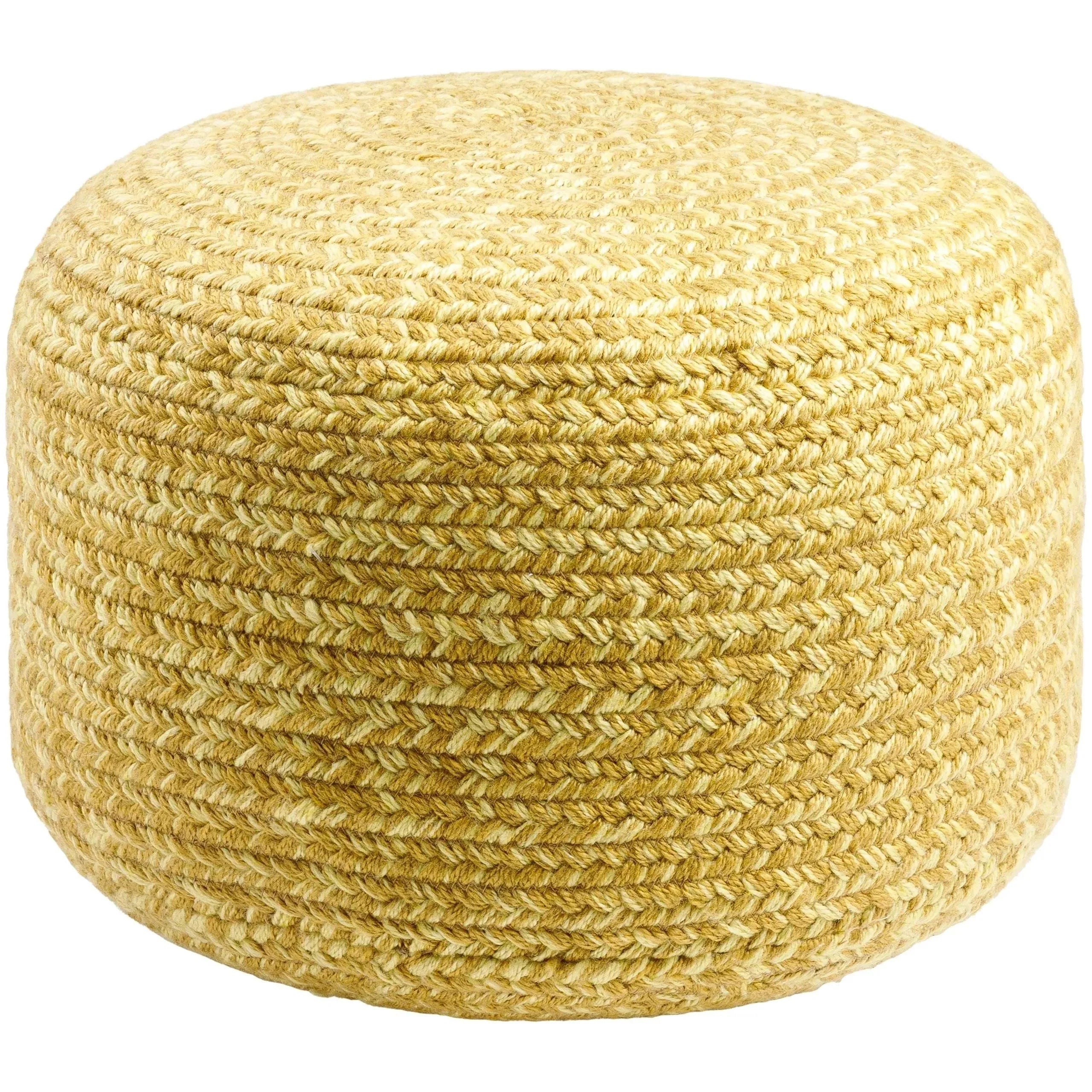Surya - Entwined Pouf - EDPF002-121717 | Montreal Lighting & Hardware