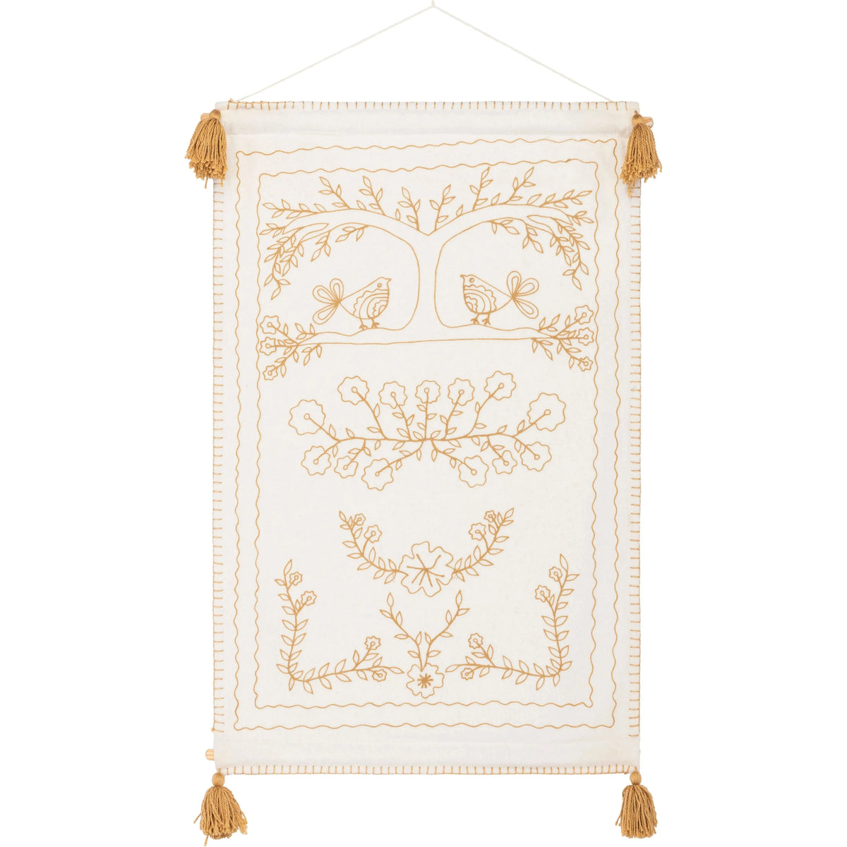 Surya - Folk Tale Wall Hanging - FKL1001-2436 | Montreal Lighting & Hardware
