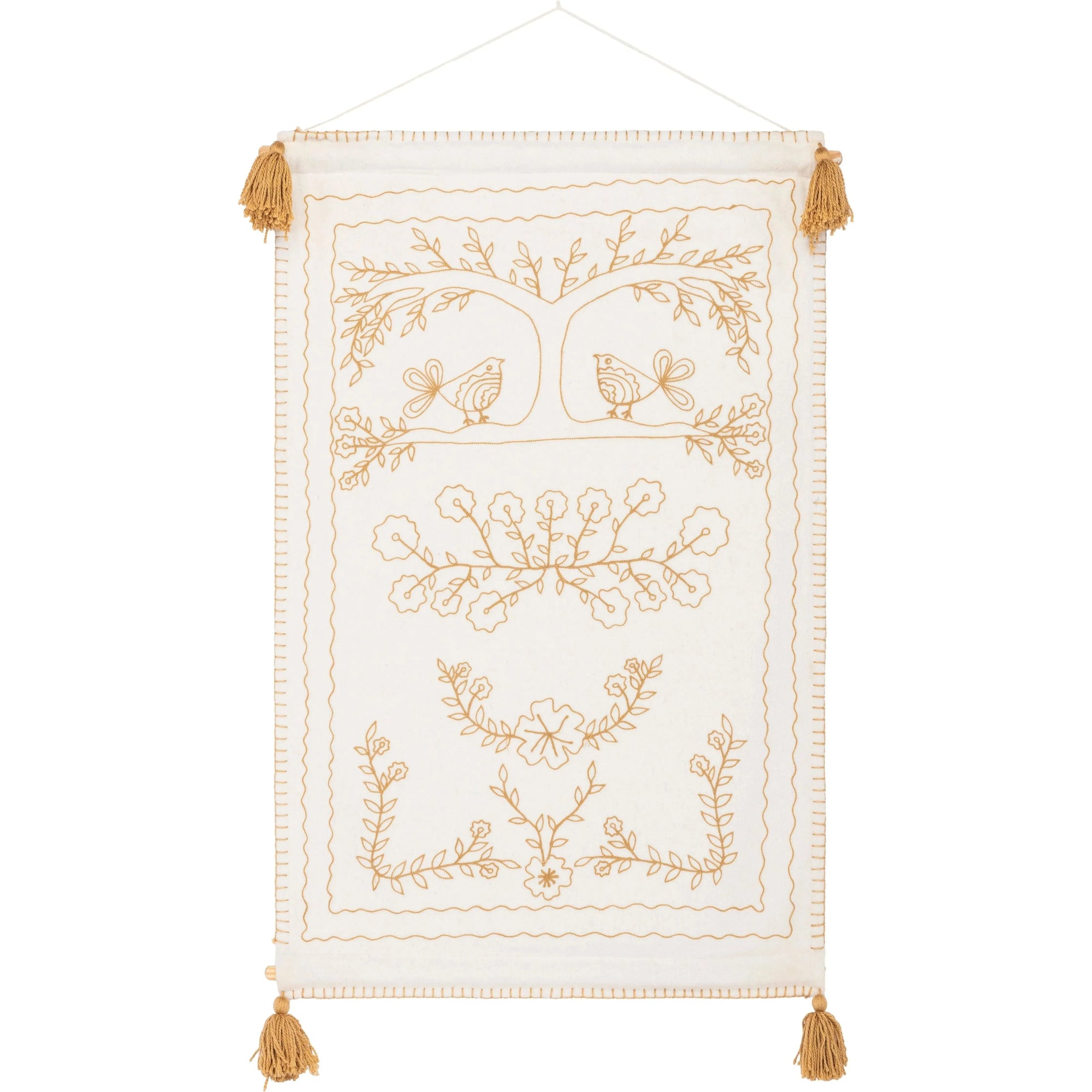Surya - Folk Tale Wall Hanging - FKL1001-2436 | Montreal Lighting & Hardware