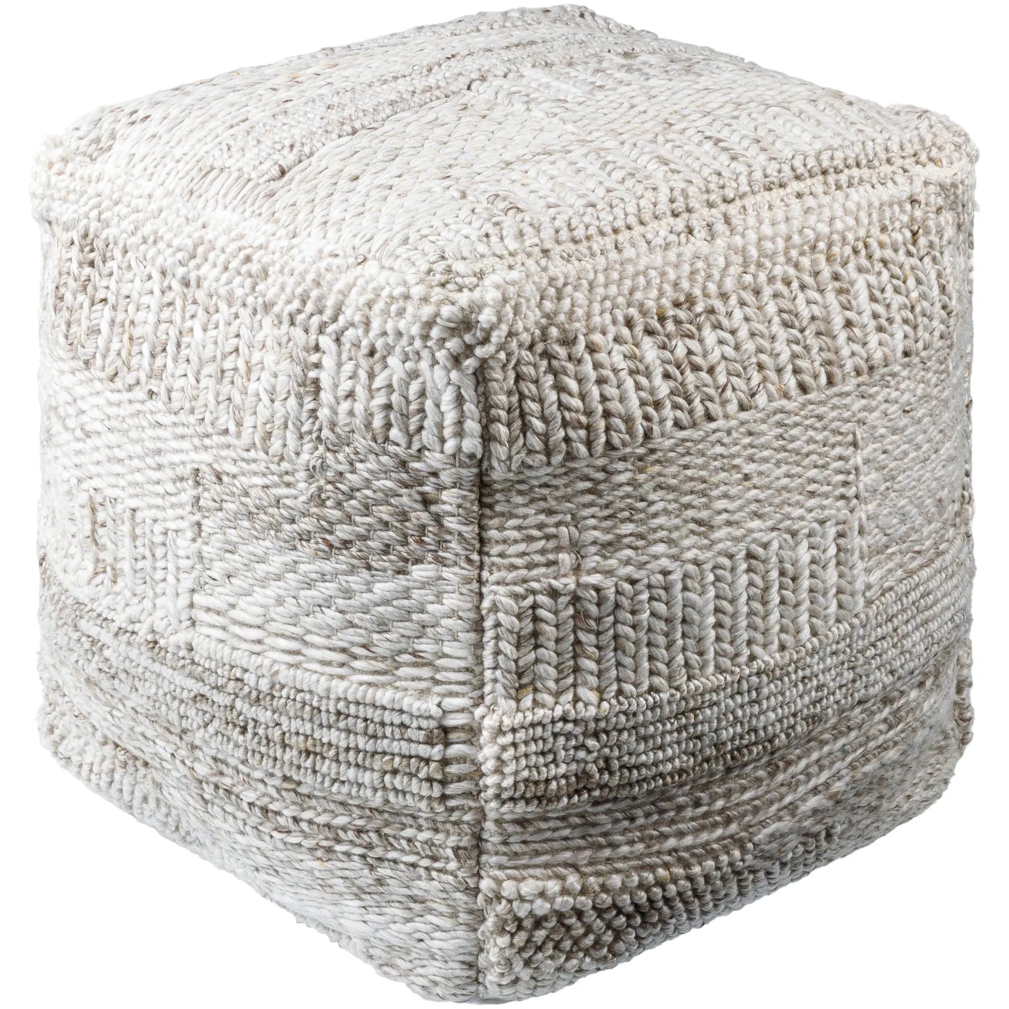 Surya - Gabon Pouf - GNPF001-181818 | Montreal Lighting & Hardware