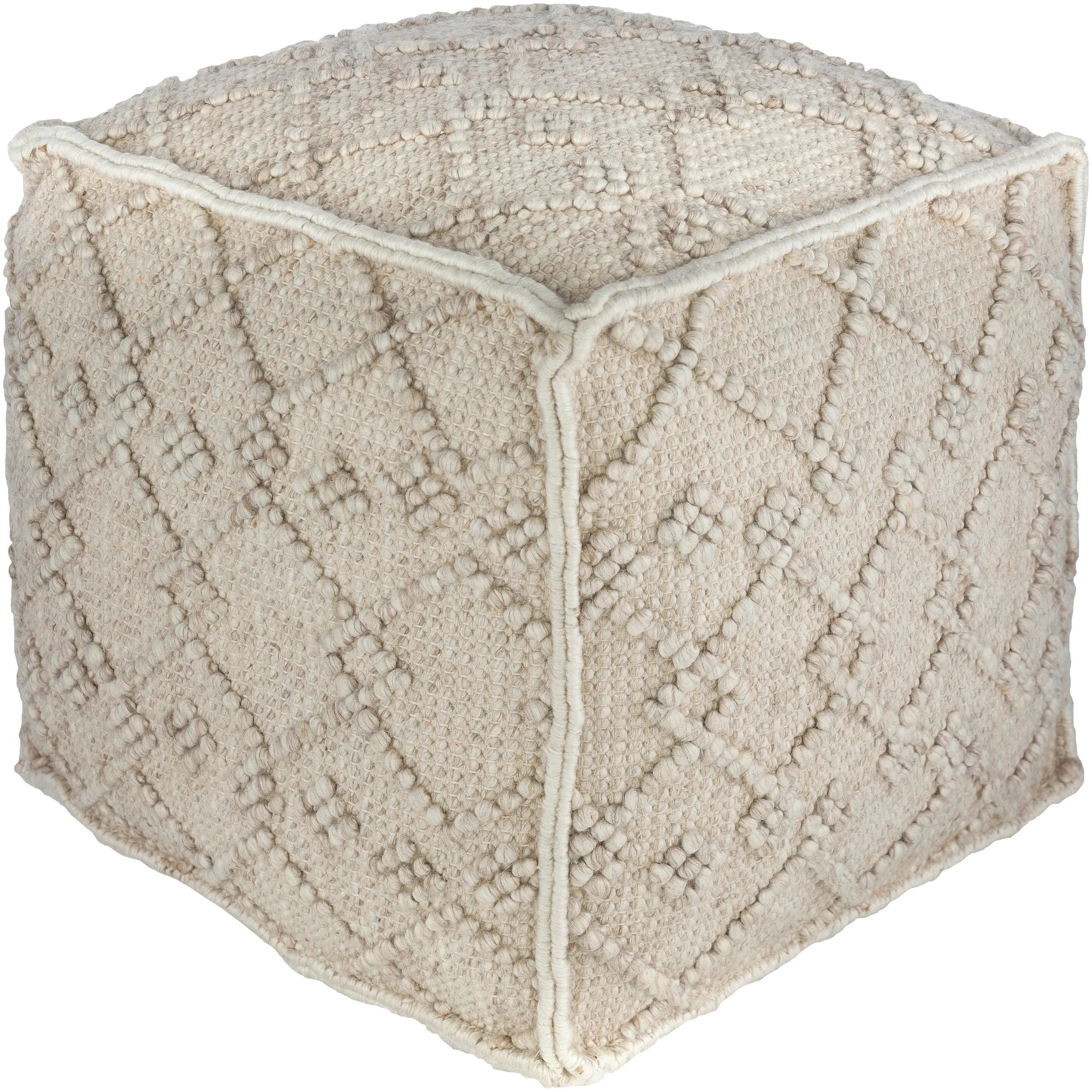 Surya - Hygge Pouf - HGPF002-181818 | Montreal Lighting & Hardware