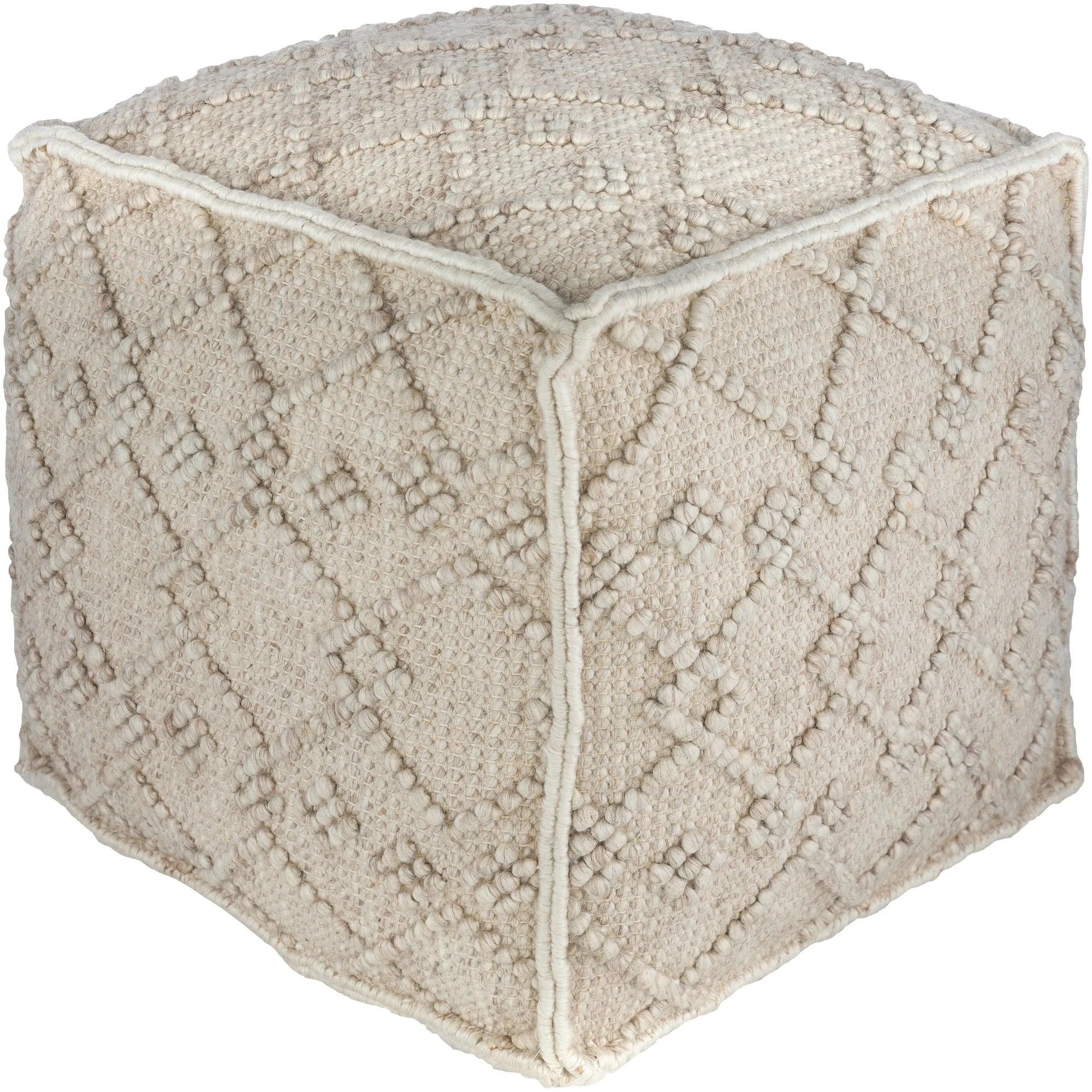 Surya - Hygge Pouf - HGPF001-181818 | Montreal Lighting & Hardware