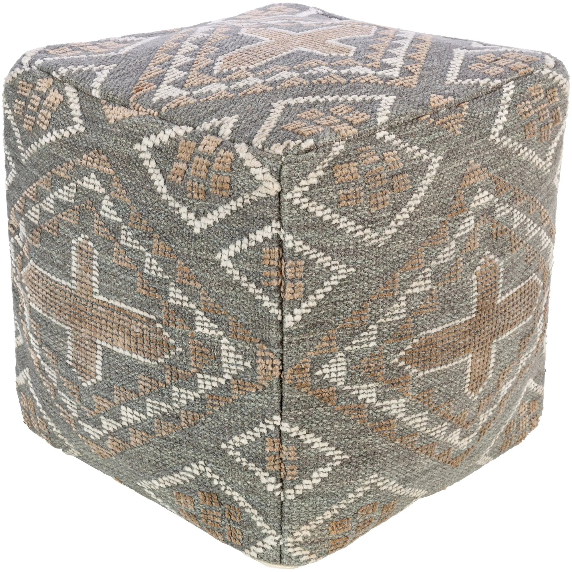 Surya - Nobel Pouf - NBPF001-181818 | Montreal Lighting & Hardware
