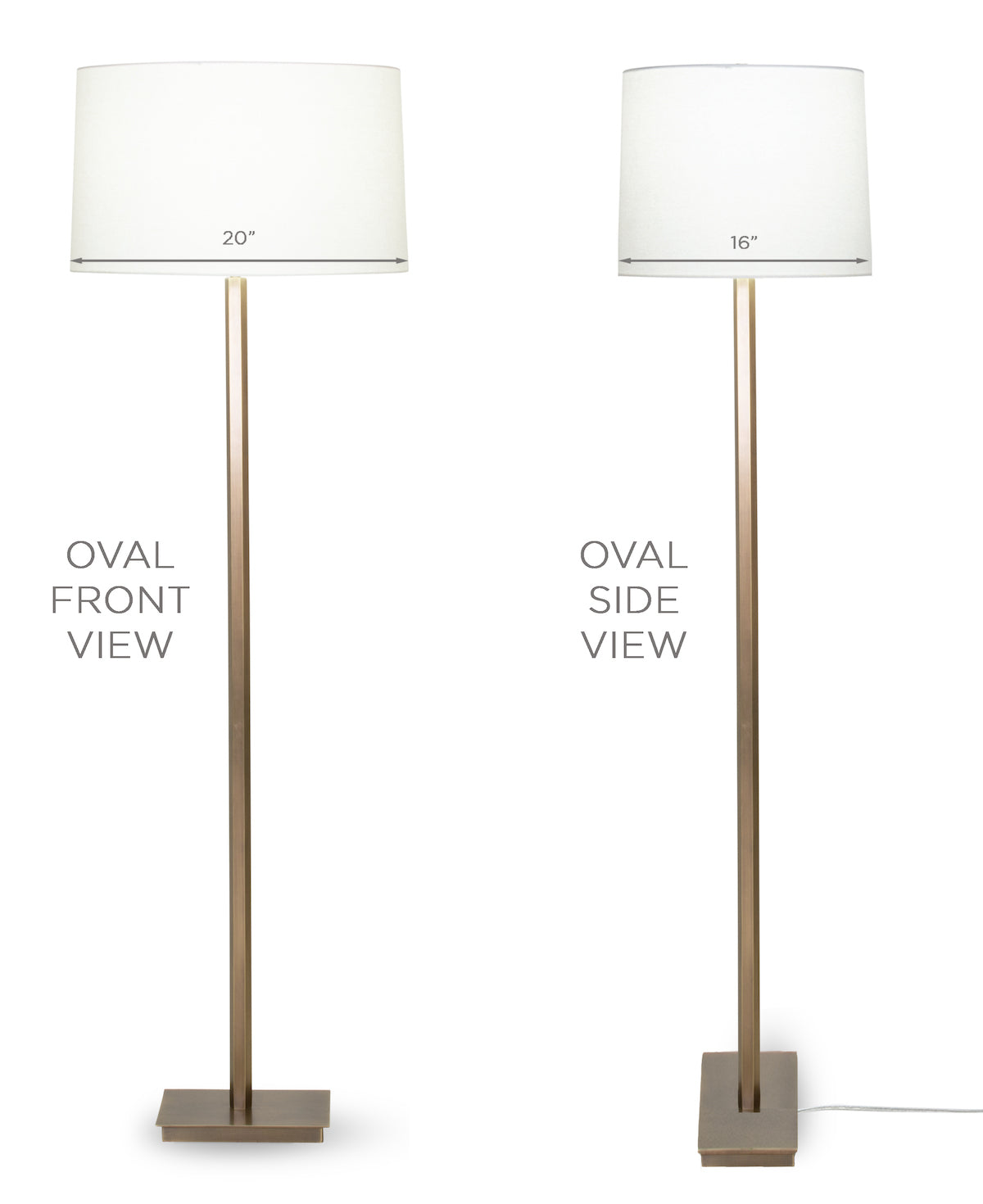 Sydney Floor Lamp - FLO-4356-OVAL-OWL
