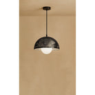 Dounia Home - DH-TAJBELPEN-SM-MGM - Taj Bell Pendant Light - Matte Gun Metal