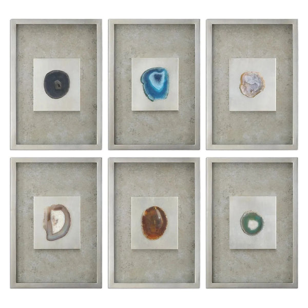 Art mural en agate