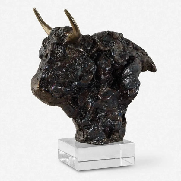 Sculpture de bisons