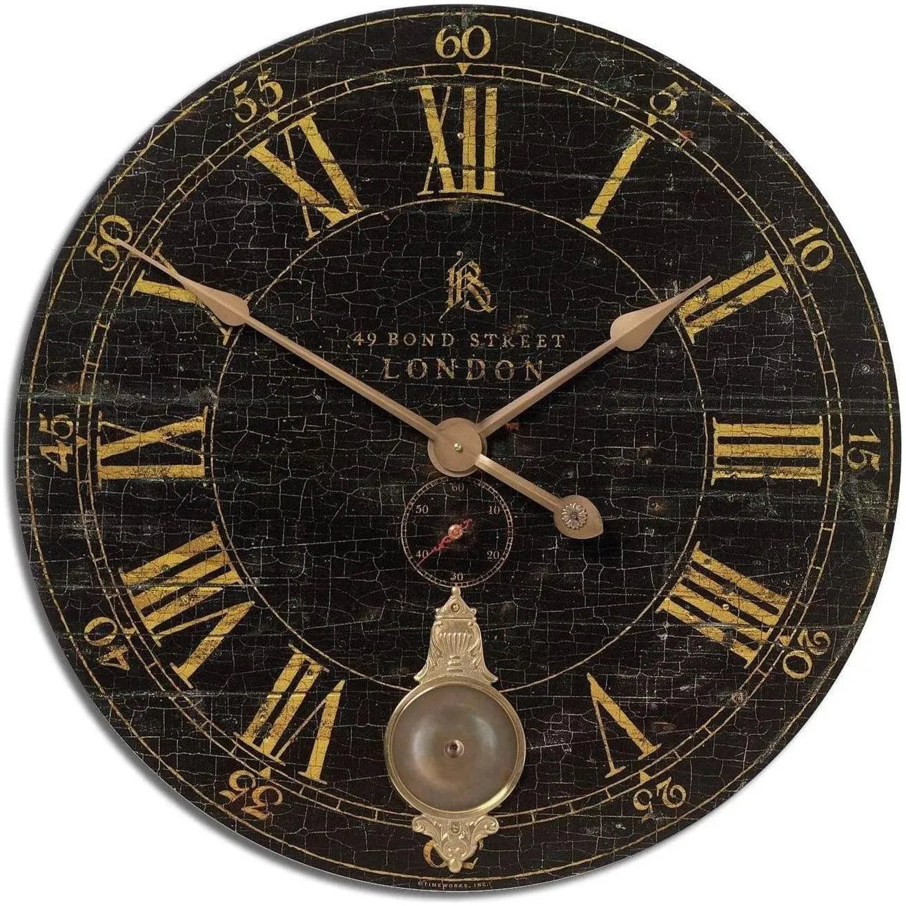 The Uttermost - Bond Street Wall Clock - 06030 | Montreal Lighting & Hardware