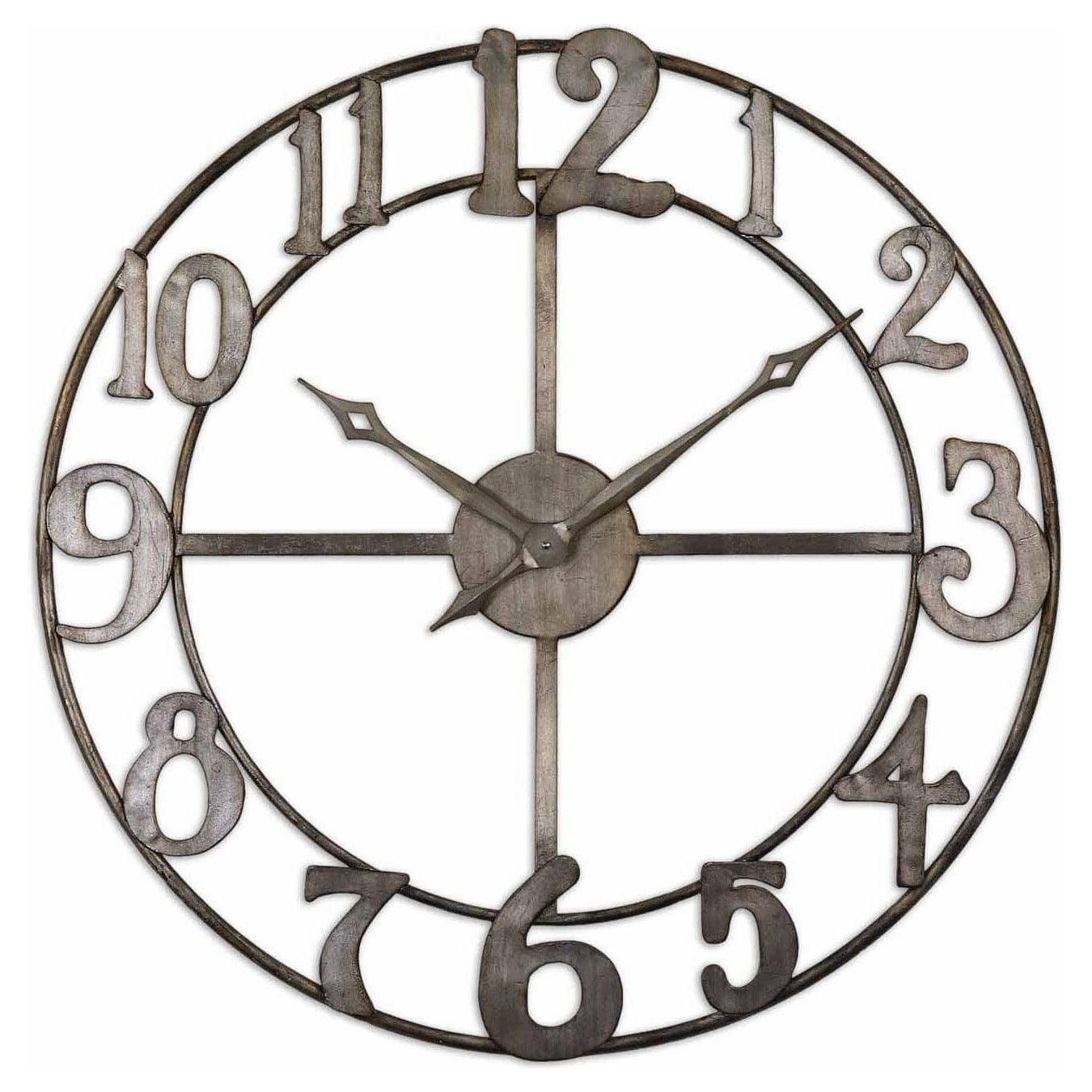 The Uttermost - Delevan Wall Clock - 06681 | Montreal Lighting & Hardware