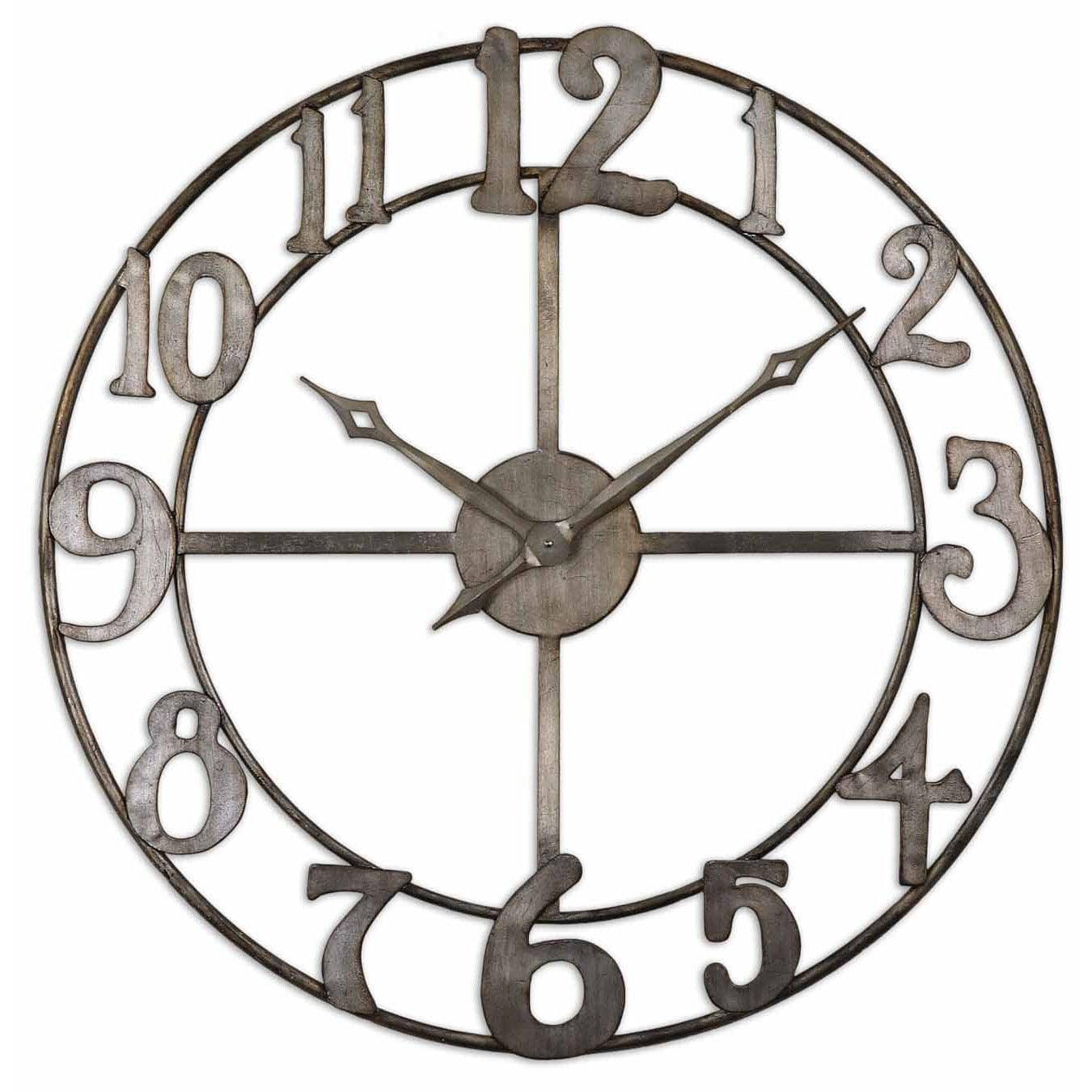 The Uttermost - Delevan Wall Clock - 06681 | Montreal Lighting & Hardware