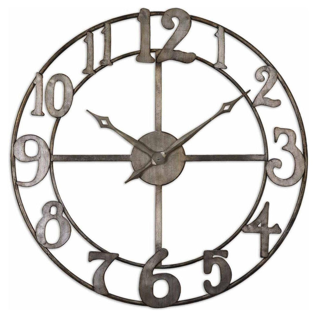 The Uttermost - Delevan Wall Clock - 06681 | Montreal Lighting & Hardware