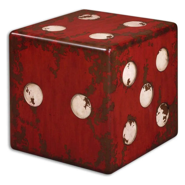 Table d'appoint en dés