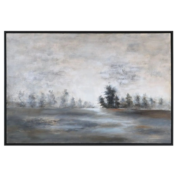Art mural brume du soir
