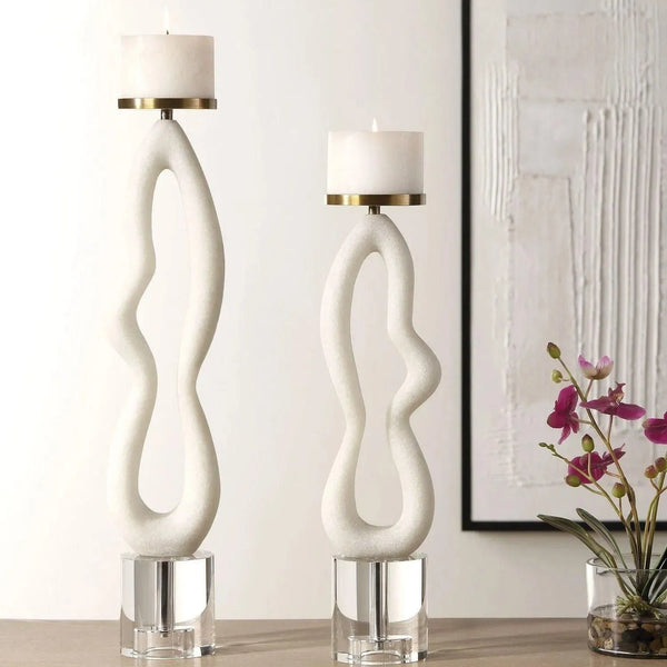 Feamelo Candleholders - Set of 2