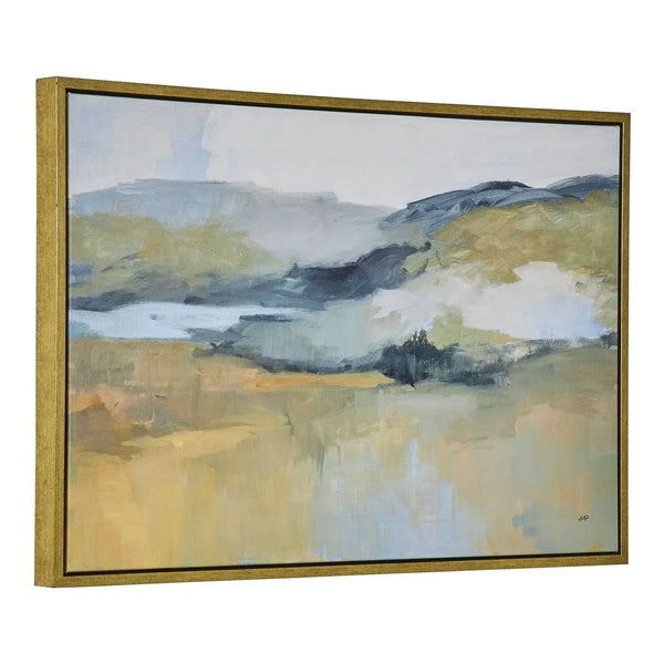 Folded Hills Landscape Art