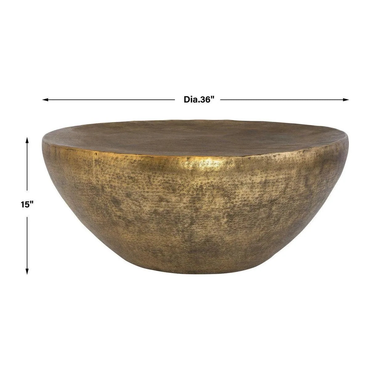The Uttermost - Gilded Dome Coffee Table - 22990 | Montreal Lighting & Hardware