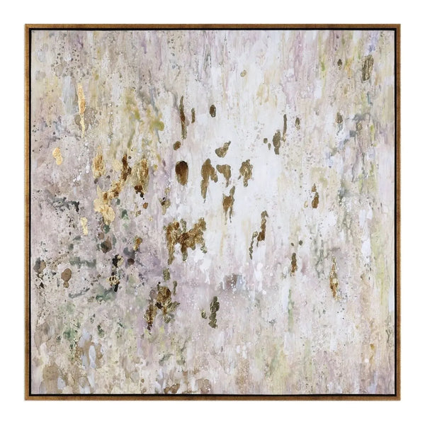 Golden Raindrops Wall Art