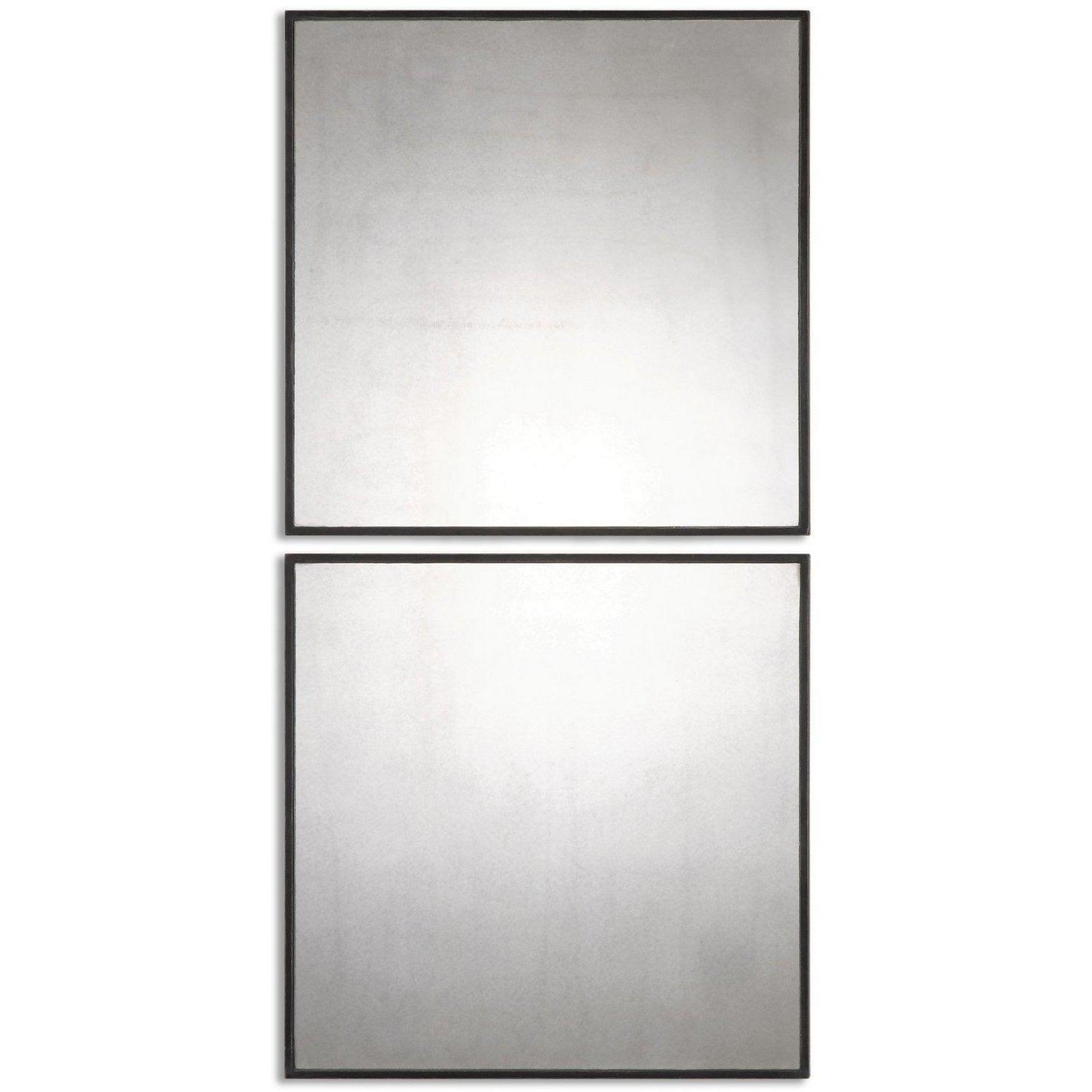 The Uttermost - Matty Squares Mirror, Set Of 2 - 13932 | Montreal Lighting & Hardware