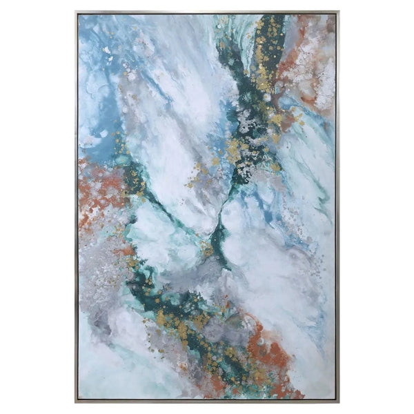 Art abstrait de la main de mercure